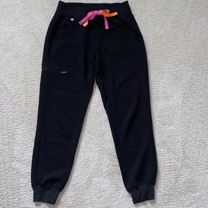 Figs XS/P Black Zamora Jogger Pants.